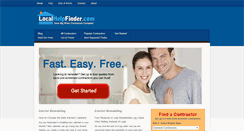 Desktop Screenshot of localhelpfinder.com