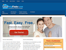 Tablet Screenshot of localhelpfinder.com